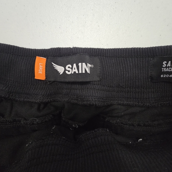 Sa1nt Track Pant Black Men's Large Sweatpant Jogger - Picture 9 of 13